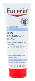 Eucerin Creme Skin Calming 8oz Tube (Fragrance-Free) (Pack of 3)