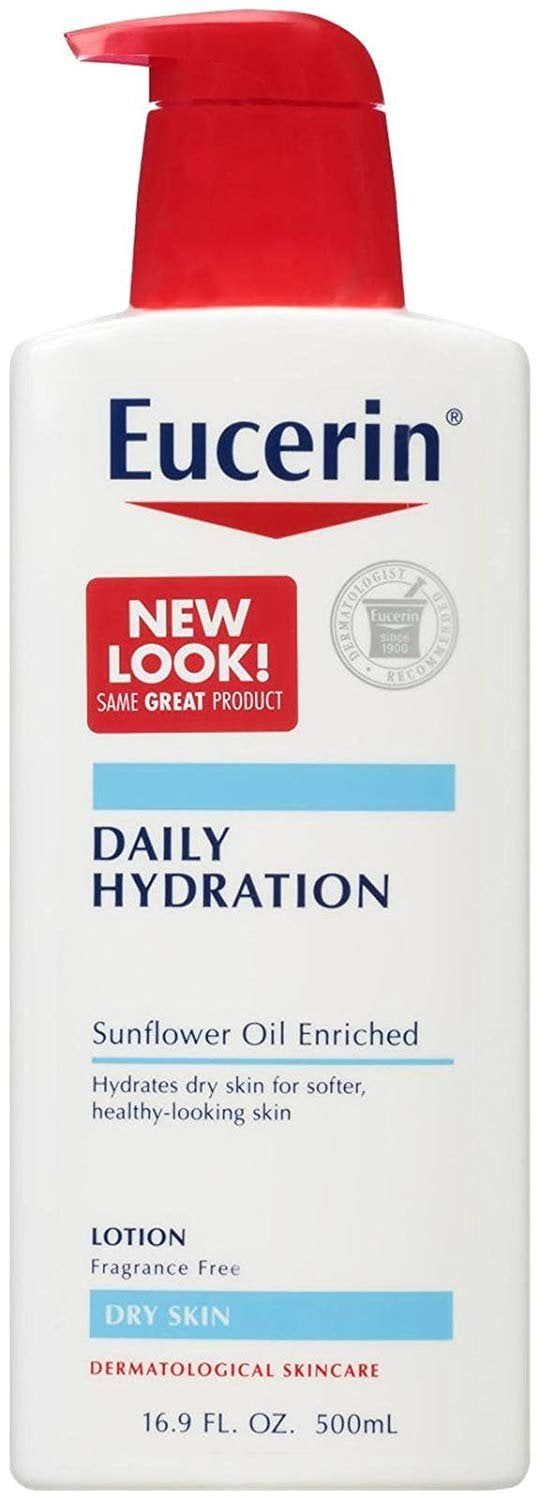 Eucerin Daily Hydration Sunflower Enriched, Fragrance & Greasy Free, 16.9oz
