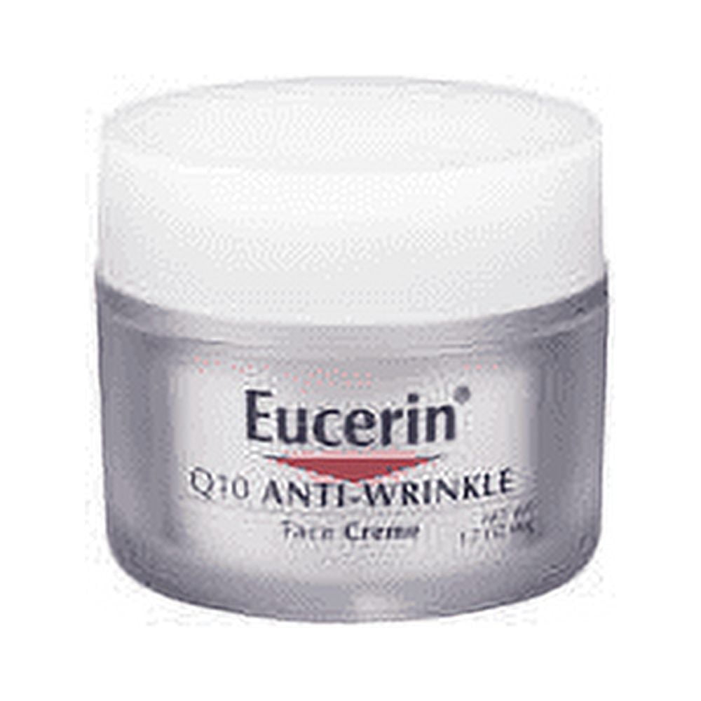 Eucerin Face Cream Anti Wrinkle Moisturize Skin Alcohol Free, 1.7oz, 3-Pack