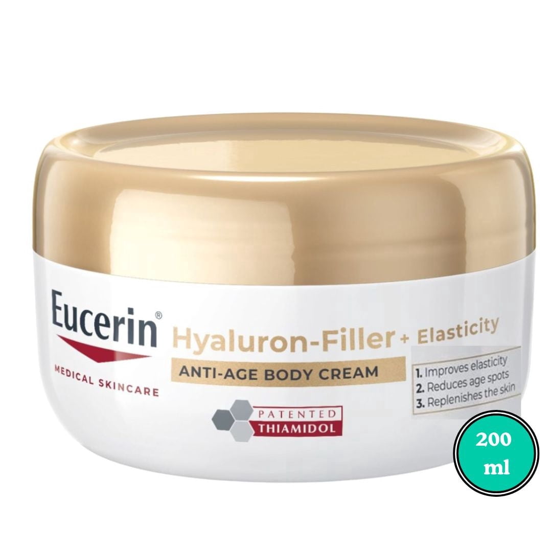 Eucerin Hyaluron-Filler + Elasticity Anti-Dark Spot  Anti-Age Body Cream Improves Firmness 200 ml