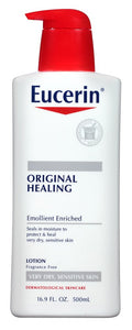 Eucerin Lotion Original Healing 16.9oz Pump