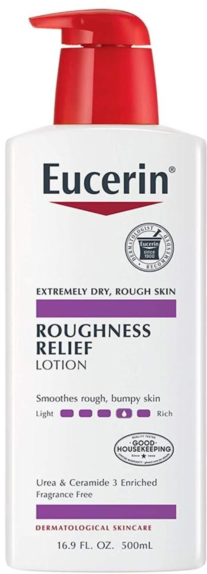 Eucerin Roughness Relief Lotion, 16.9 oz (Pack of 2)