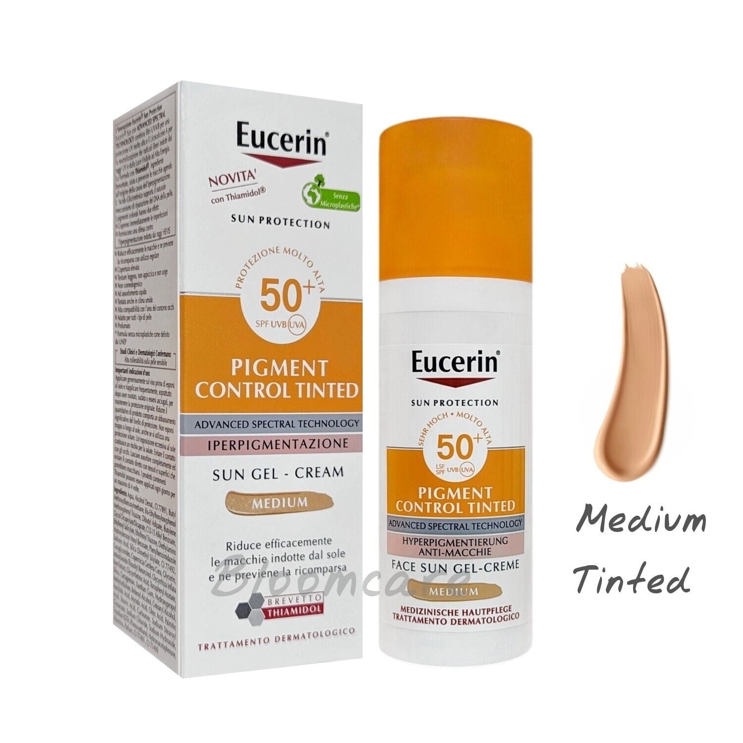 Eucerin Sun Pigment Control Tinted Medium Gel-Cream SPF50+ 50ml