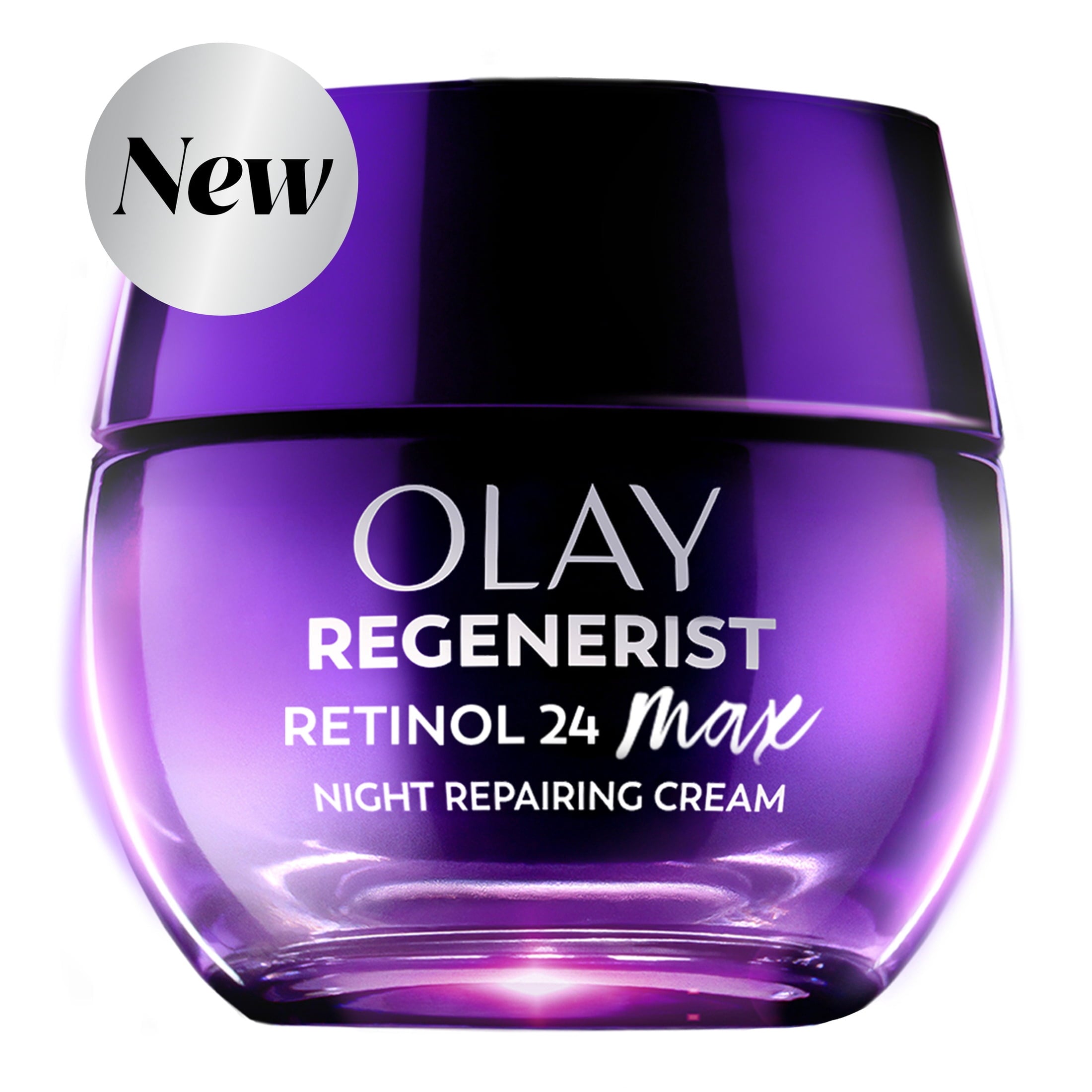 Olay Retinol 24 Max Night Moisturizing Cream with Triple Collagen Peptide, Fragrance-Free, 1.7 fl oz
