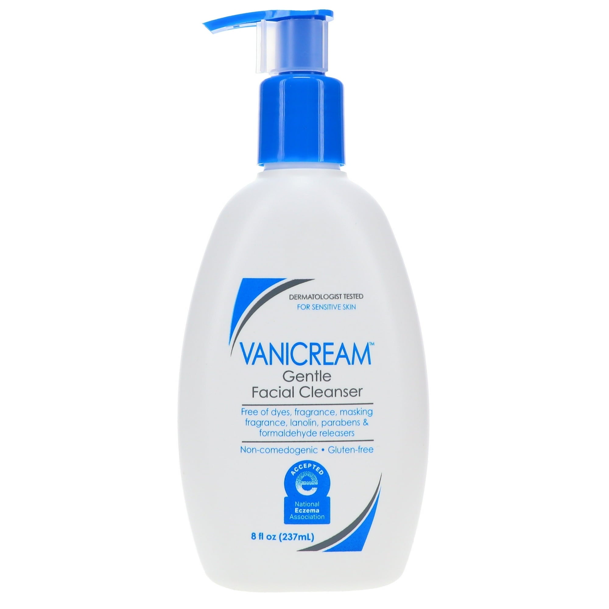 Vanicream, Gentle Facial Cleanser, For Sensitive Skin, Fragrance Free, 8 fl oz - 2 Pack