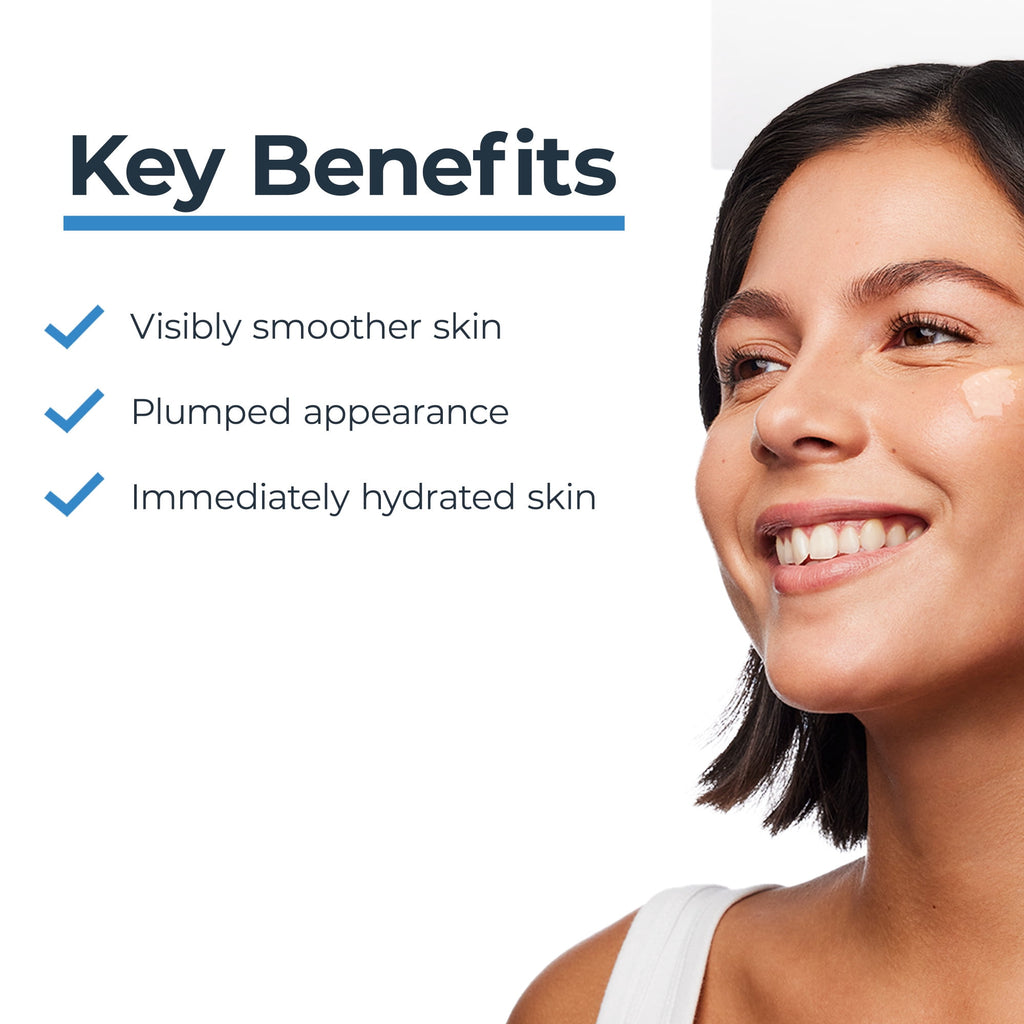 Eucerin Immersive Hydration Smoothing Face Serum with Hyaluronic Acid, 1 fl oz