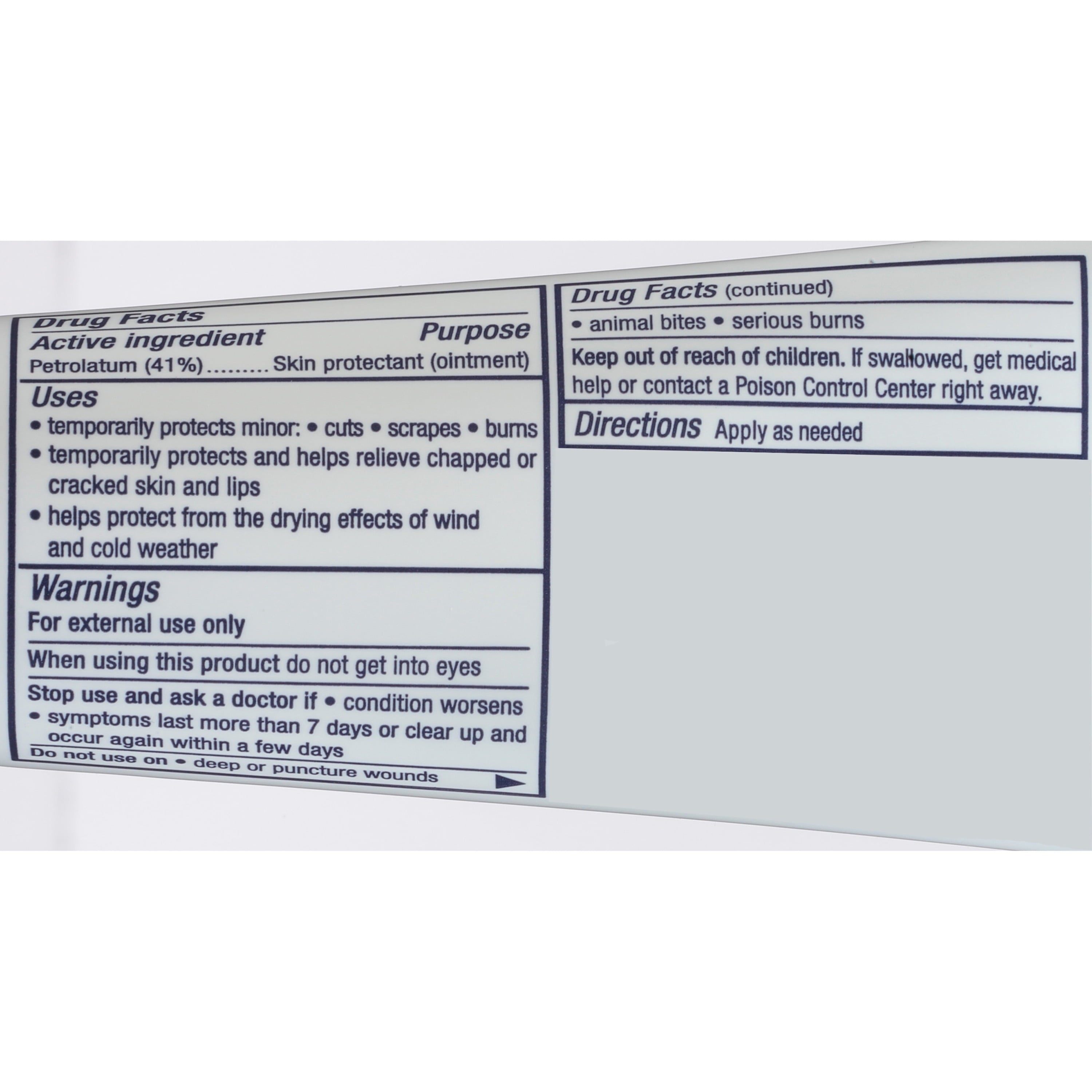 Aquaphor Healing Ointment Skin Protectant For Dry and Cracked Skin, 1.75 oz. Tube