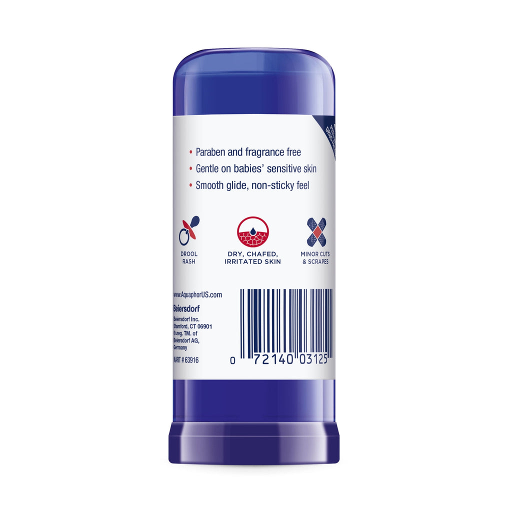 (2 pack) Aquaphor Baby Healing Balm Stick for Dry, Chapped, Chafed Skin, Hypoallergenic, Mess-Free, 0.65 oz