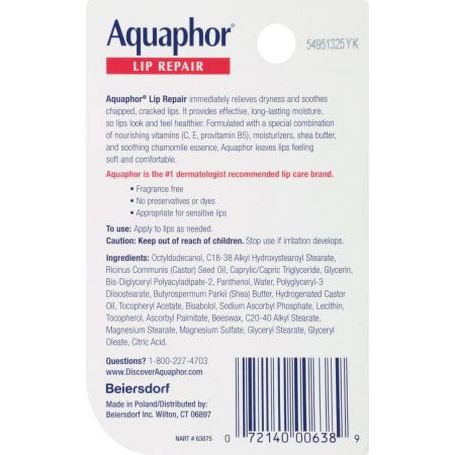 Immediate Relief Aquaphor Lip Repair 0.35fl oz