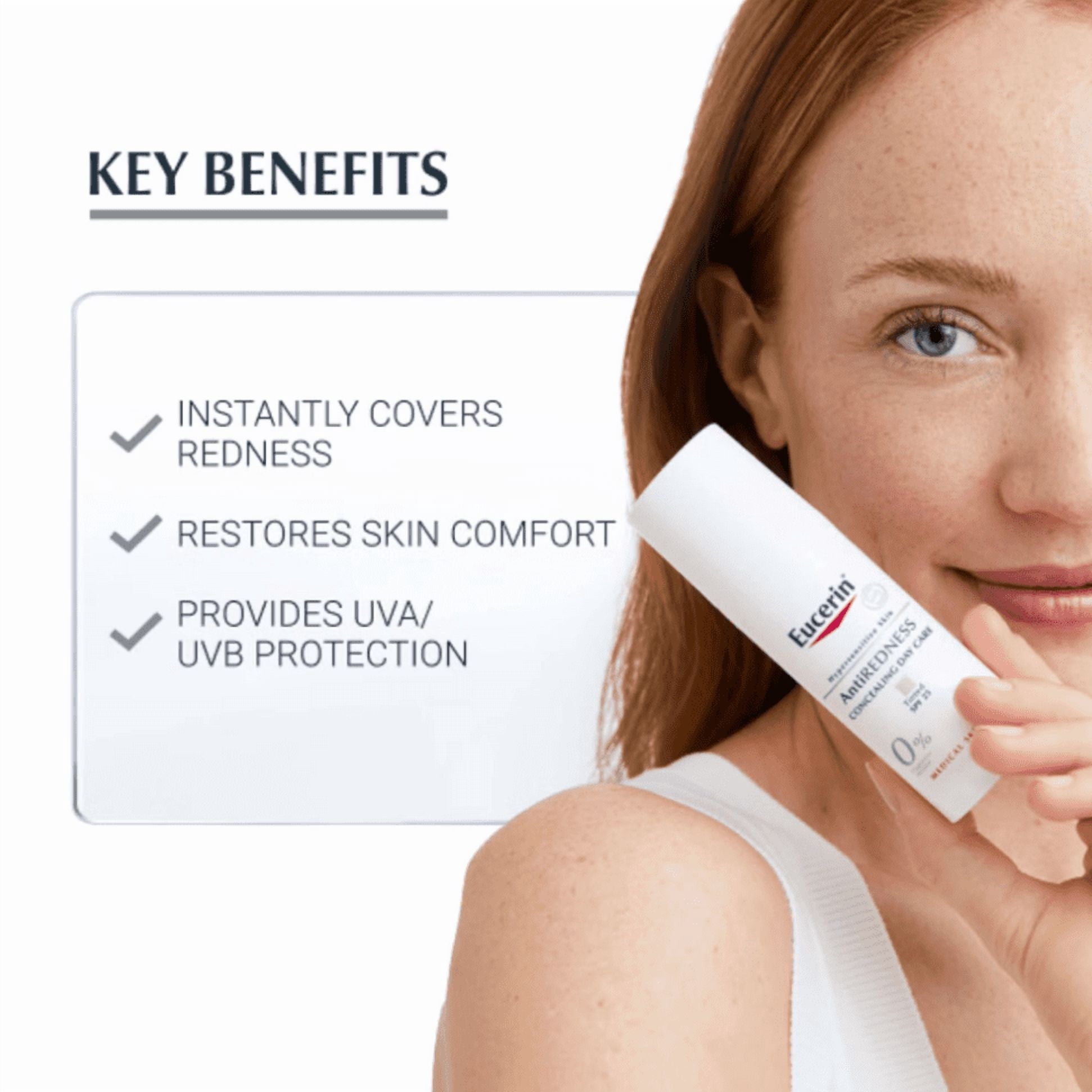 Eucerin Anti-Redness Concealing Day Cream Tinted (50ml)