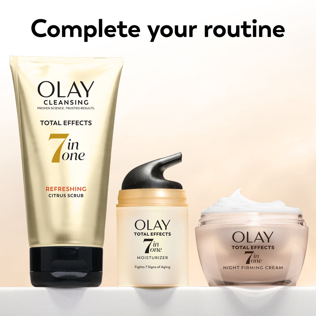 Olay Total Effects Refreshing Citrus Scrub Face Cleanser, 5.0 fl oz