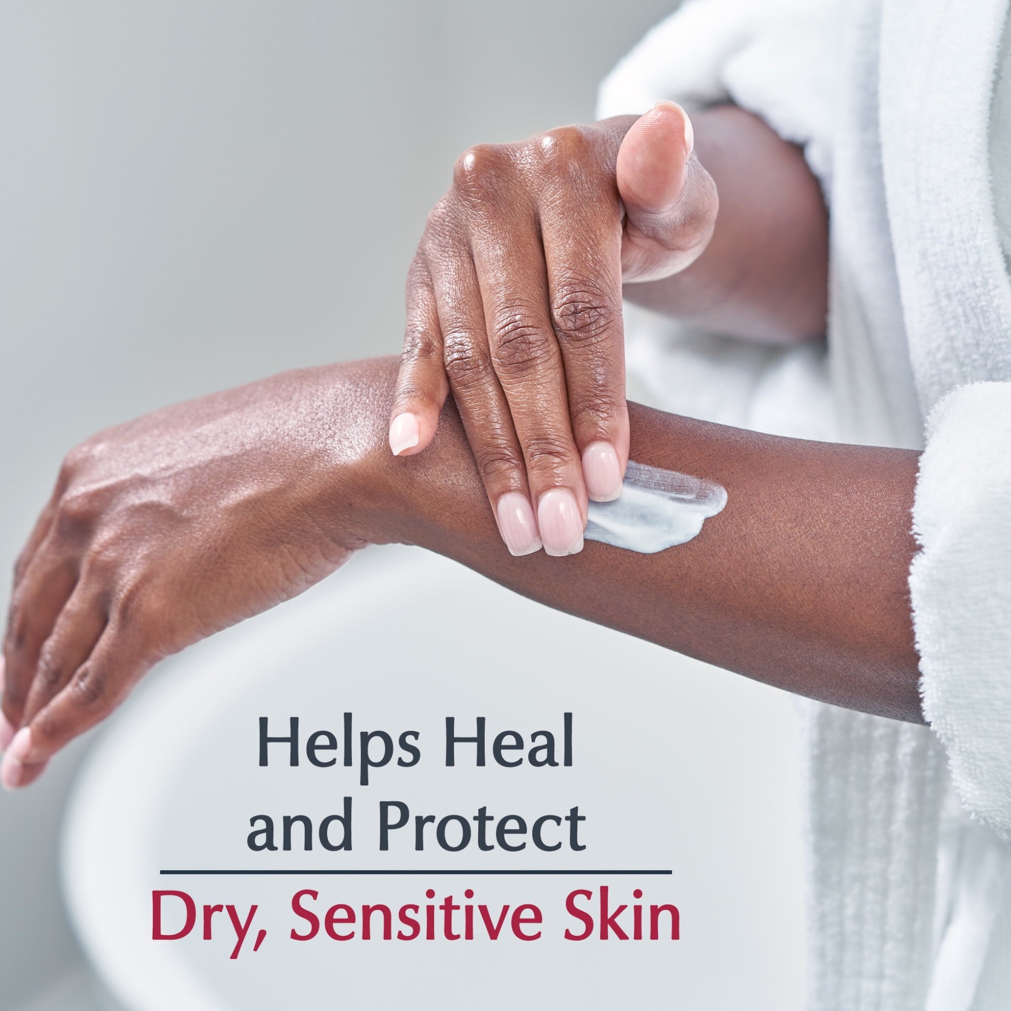 Eucerin Original Healing Body Lotion, for Sensitive Skin, Fragrance Free, 16.9 fl oz Bottle