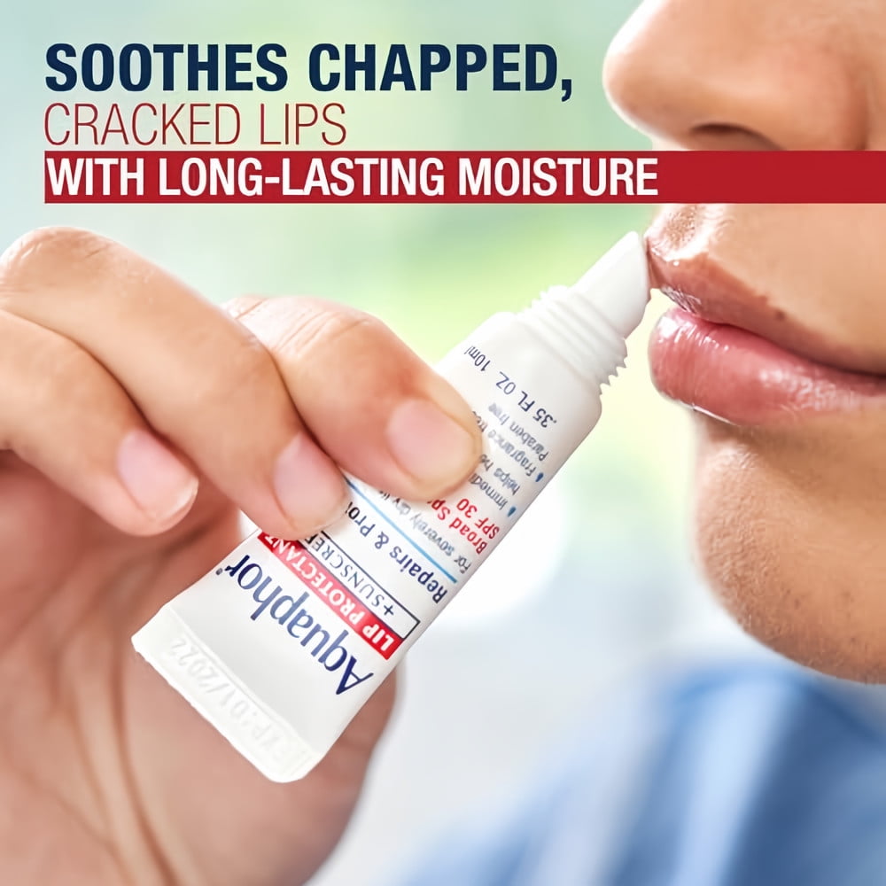 Aquaphor Lip Repair + Protect .35 Fluid Ounce 6 Pack