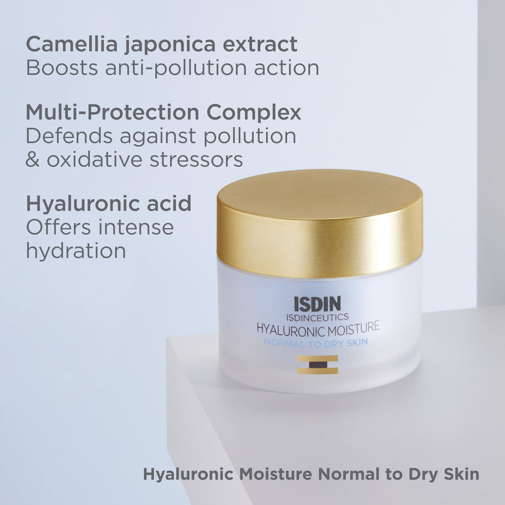 Isdin Hyaluronic Moisture 50g 1.76oz - Normal To Dry Skin