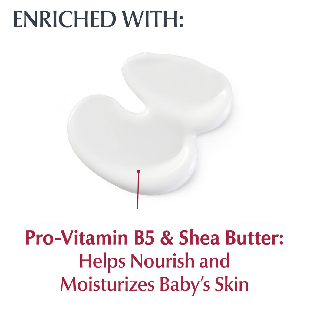 Eucerin Baby Lotion with Provitamin B5 and Shea Butter, Hypoallergenic, Fragrance Free, 13.5 fl oz
