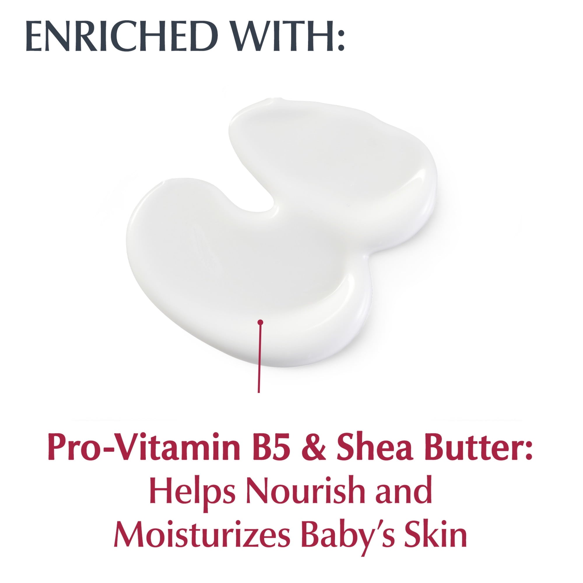 Eucerin Baby Lotion with Provitamin B5 and Shea Butter, Hypoallergenic, Fragrance Free, 13.5 fl oz