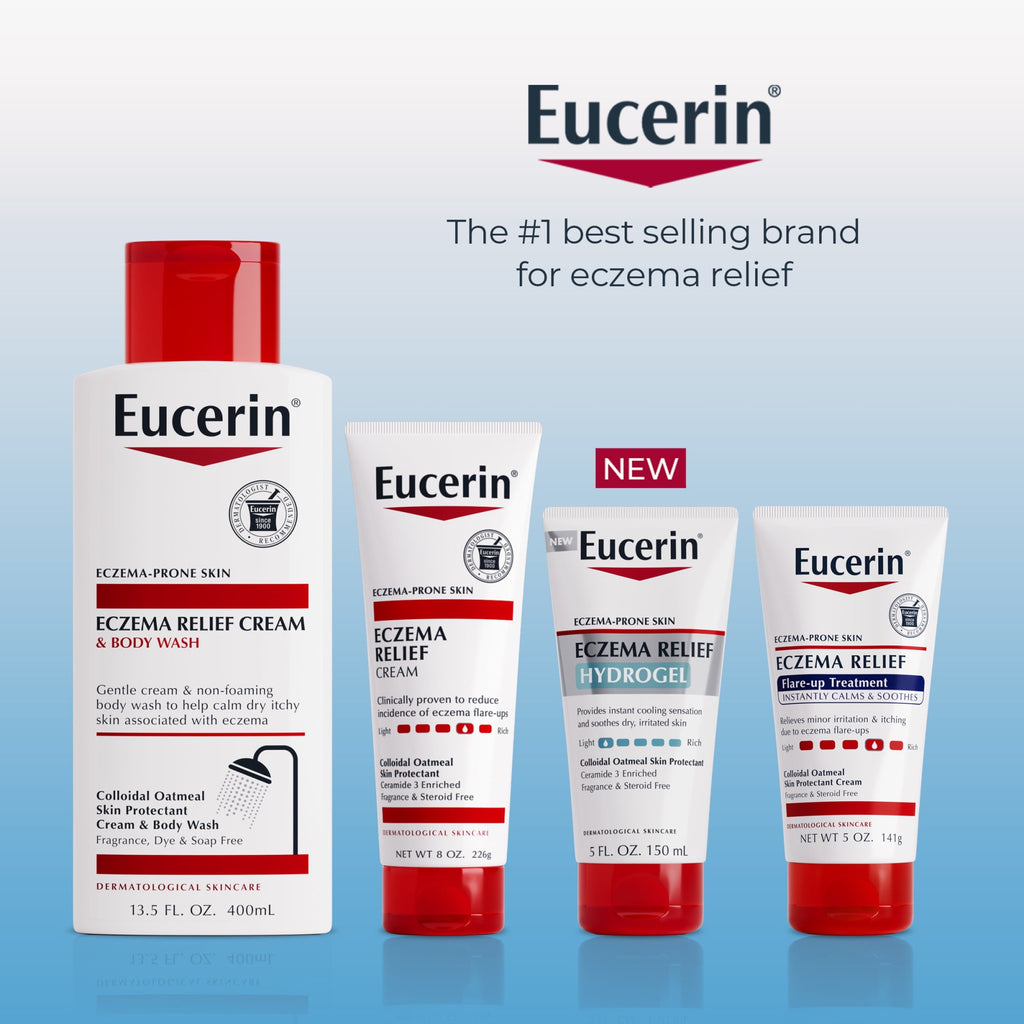 Eucerin Eczema Relief Hydrogel Moisturizer for Dry, Itchy, Eczema-Prone Skin, 5 fl oz Tube