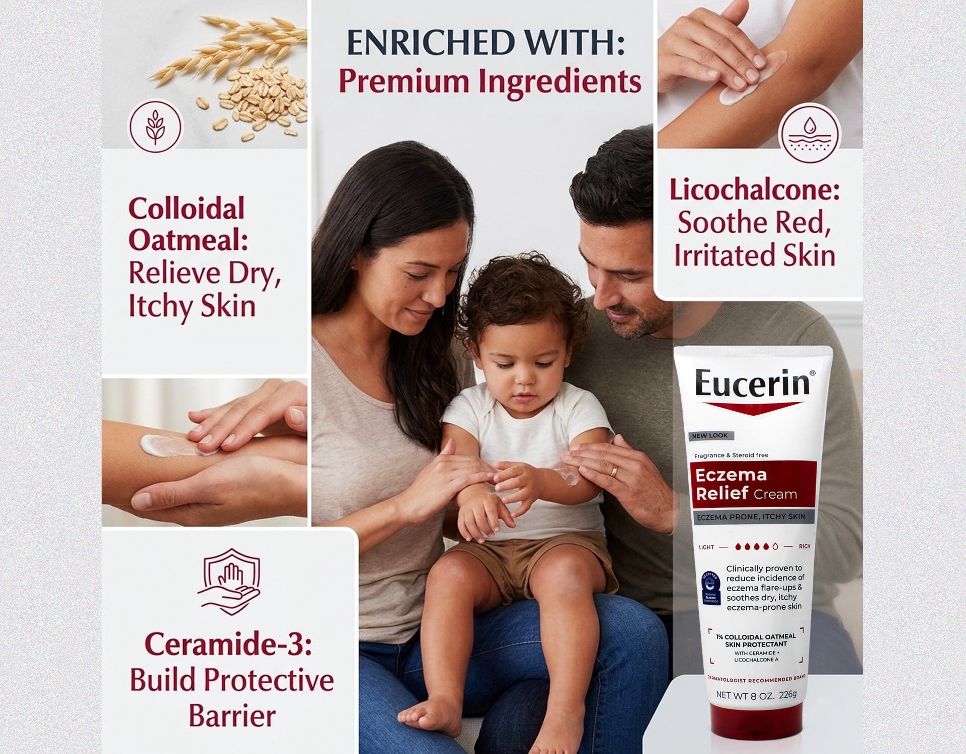 Eucerin Eczema Relief Body Creme 8.0 Ounce