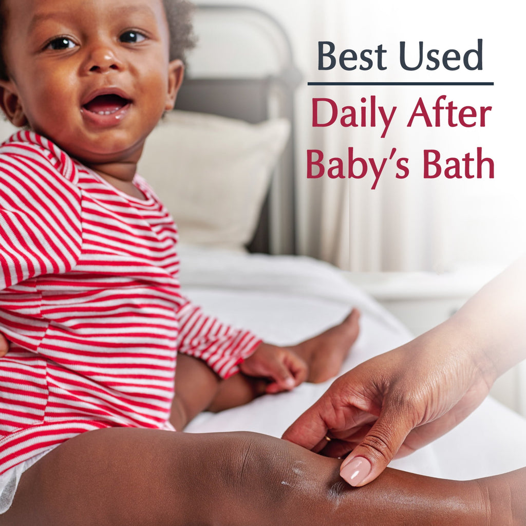 Eucerin Baby Lotion with Provitamin B5 and Shea Butter, Hypoallergenic, Fragrance Free, 13.5 fl oz