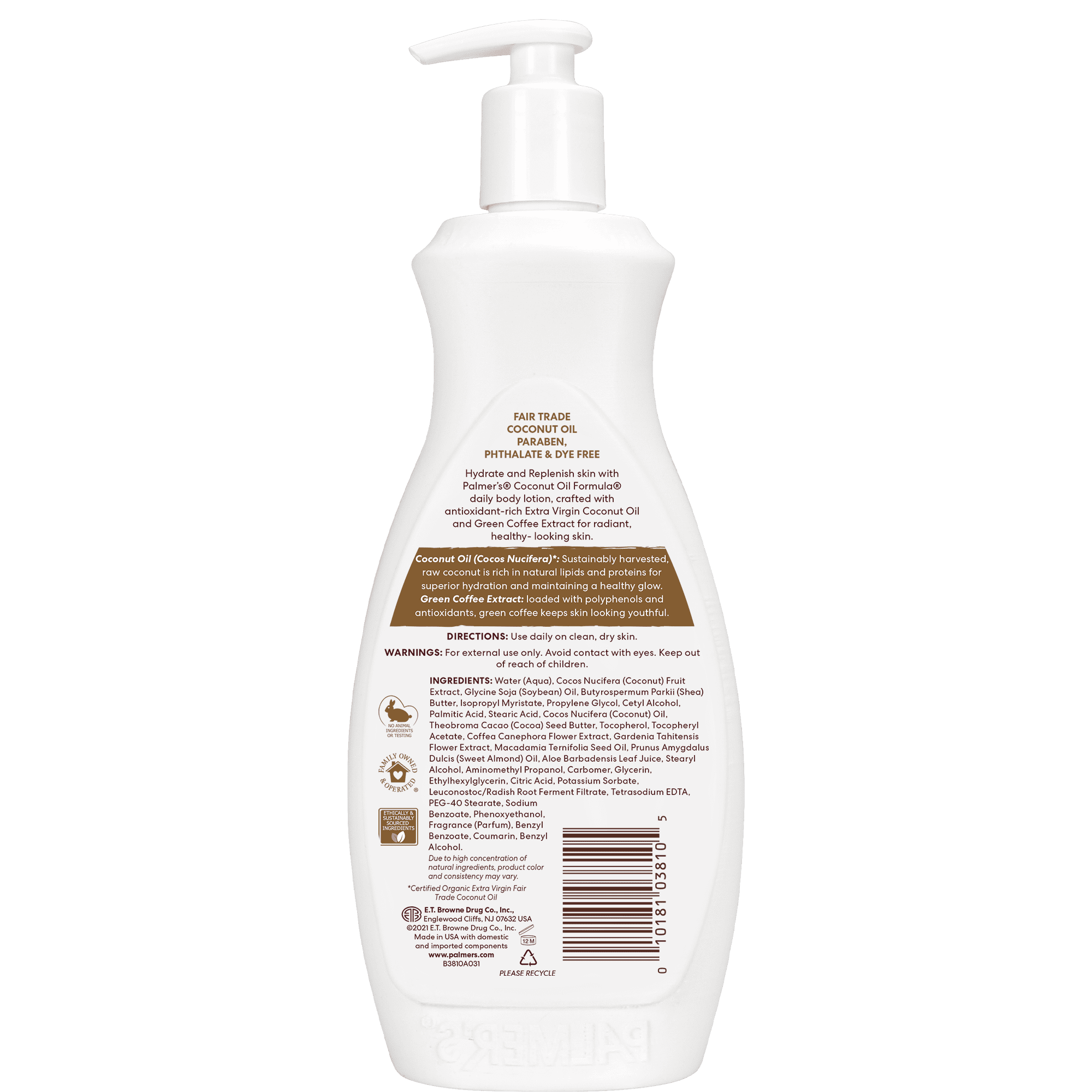 PALMER'S COCONUT OIL FORMULA DAILY BODY LOTION - 20.0 FL OZ