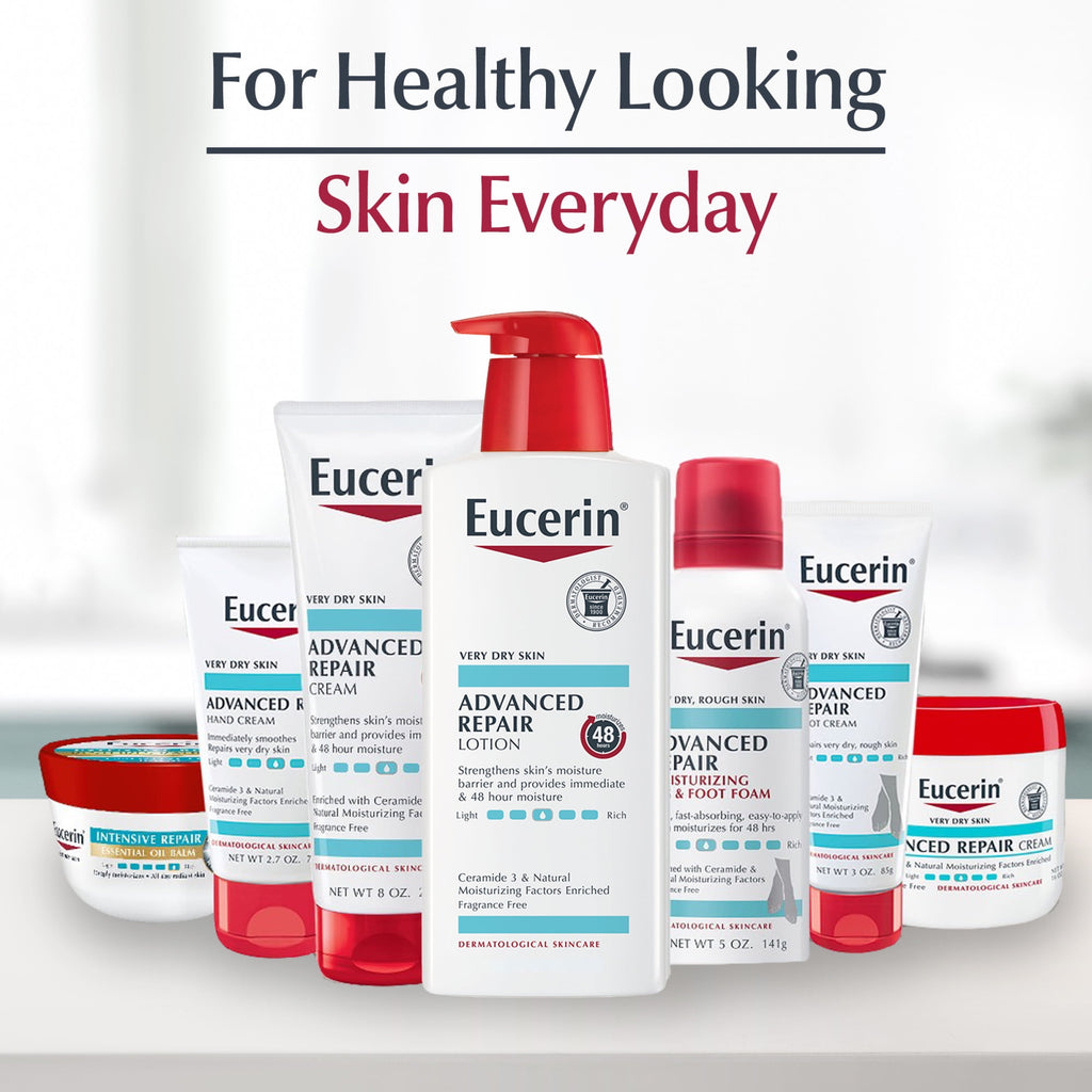 Eucerin Advanced Repair Body Cream for Dry Skin, 16 oz Jar